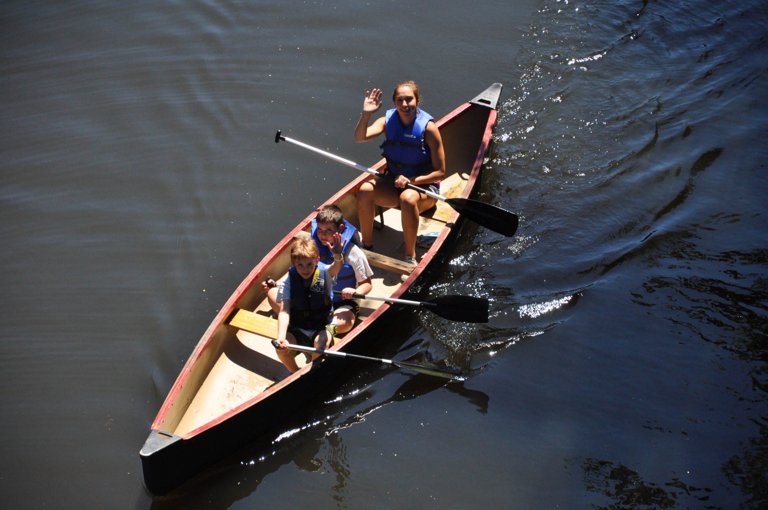 Blyth Park Canoeing at Day Camp