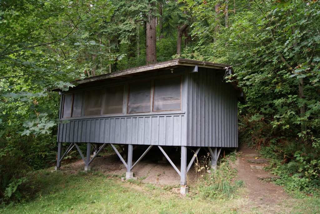 Outside of Blueberry Hill Cabin
