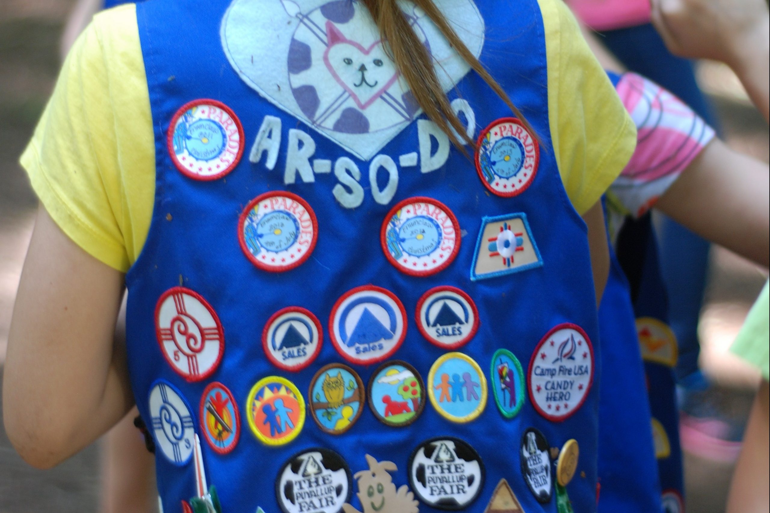 Camp Fire Vest with Emblems