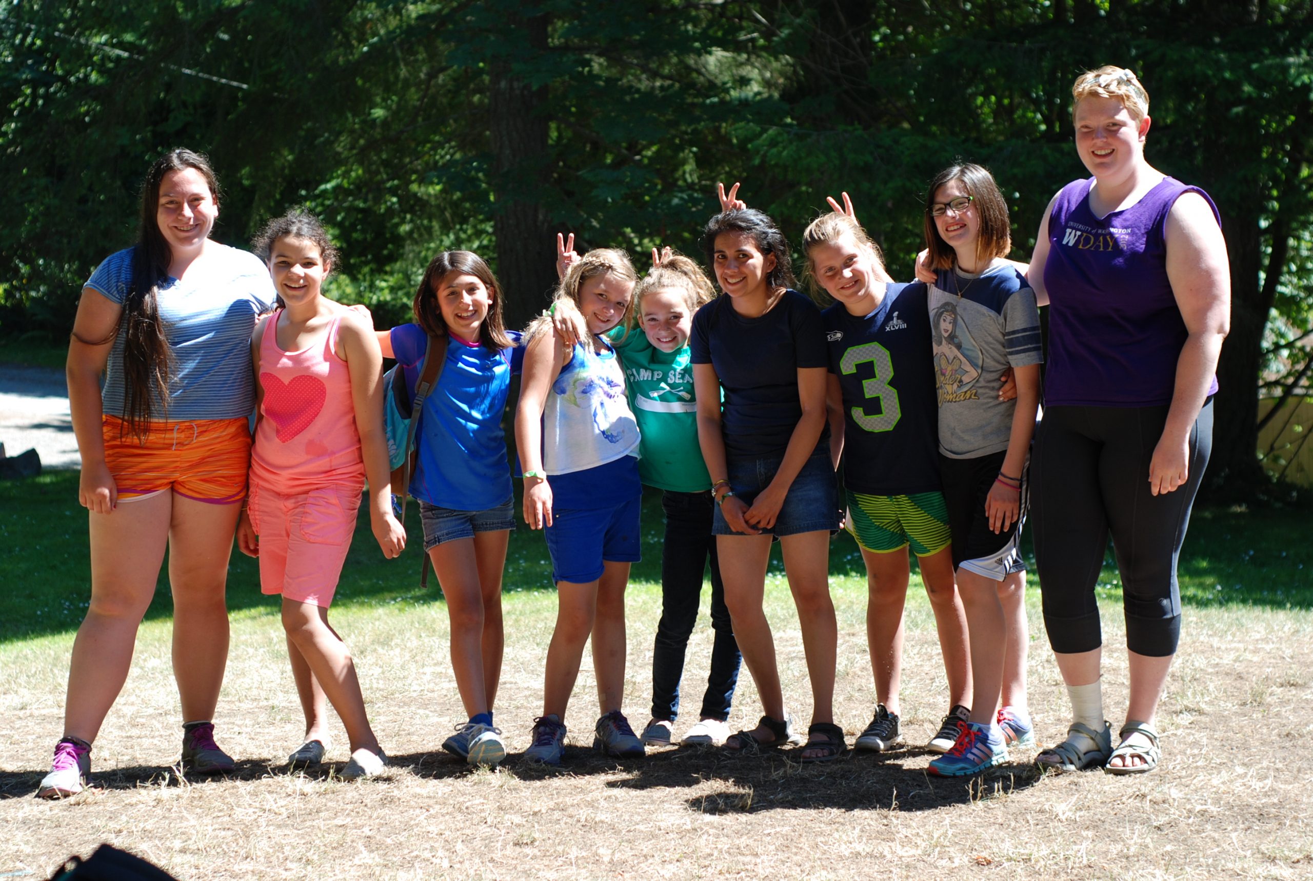 Staff with campers
