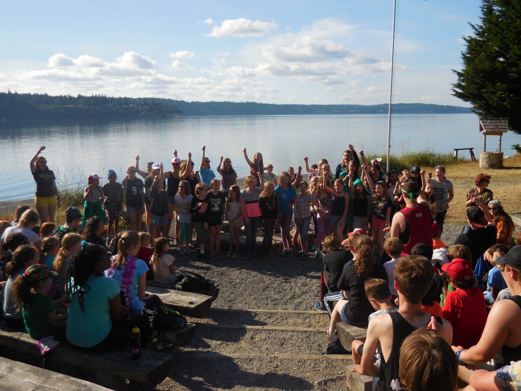 Group at waterfront