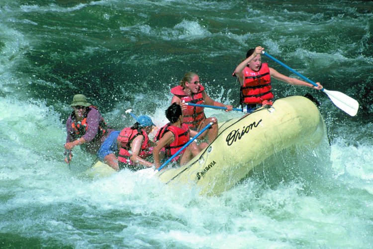 whitewater raft